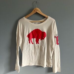 Fanatics '47 Buffalo Bills White Long Sleeve Shirt